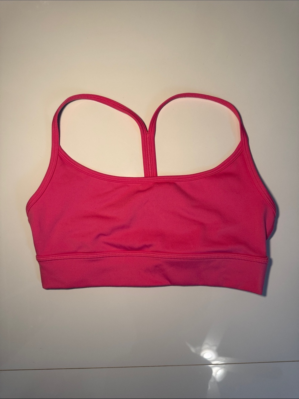 Vitality Women’s Bubblegum Pink Sports Bra with Strappy Back Size Small